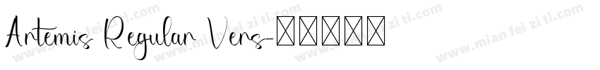 Artemis Regular Vers字体转换